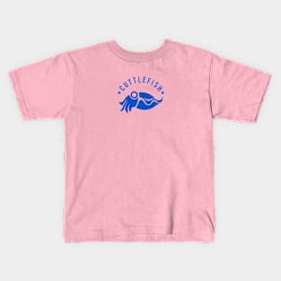 Stylized, minimalist Cuttlefish for sea life lovers Kids T-Shirt